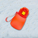 308ml Food Grade Plastic Child Cute Sippy Water Bottle(Red)