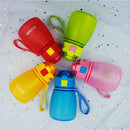 308ml Food Grade Plastic Child Cute Sippy Water Bottle(Green)