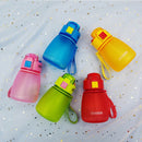 308ml Food Grade Plastic Child Cute Sippy Water Bottle(Green)