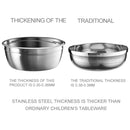 450ml Stainless Steel Interior And Plastic Exterior Double Layer Cartoon Style Bowl With Cover And Handles For Child At Age 2 To 9(Pink)