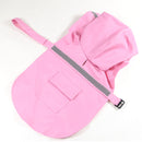 Teddy Golden Retriever Large Dog Practical Reflective Breathable Raincoat(Pink S)