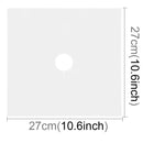 5 PCS Gas Furnace Surface Ultra-thin Fibre Material Stovetop Protective Cleaning Pad, Size: 27*27cm (Silver)