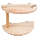Pet Wooden Two Layers Wood Hamster Footplate Springboard Hamster Small Pets Pedal Toys