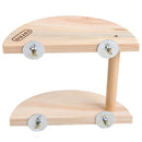 Pet Wooden Two Layers Wood Hamster Footplate Springboard Hamster Small Pets Pedal Toys
