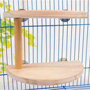 Pet Wooden Two Layers Wood Hamster Footplate Springboard Hamster Small Pets Pedal Toys