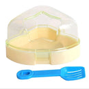 Pet Five-pointed Star Hamster Bathroom Small Pets Bathing Basin Detachable Ventilation Pet Bath Tubs, Random Color Delivery