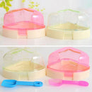 Pet Five-pointed Star Hamster Bathroom Small Pets Bathing Basin Detachable Ventilation Pet Bath Tubs, Random Color Delivery