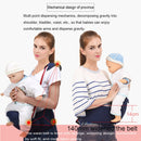 Ergonomic Baby Carrier with Hip Seat for Baby with Reflective Strip for 0-3 Years Old(Coffee)