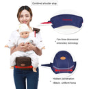 Ergonomic Baby Carrier with Hip Seat for Baby with Reflective Strip for 0-3 Years Old(Coffee)