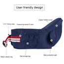 Ergonomic Baby Carrier with Hip Seat for Baby with Reflective Strip for 0-3 Years Old(Red)