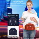 Ergonomic Baby Carrier with Hip Seat for Baby with Reflective Strip for 0-3 Years Old(Red)