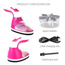 USB Charged And Battery Power Supplied Handle Rotatable Clothes Link Remover Machine