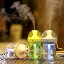 240ML Milk Feeding Bottle Shape Aromatherapy Air Purifier Humidifier with LED Light for Home / Office / Car(Pink)