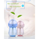 240ML Milk Feeding Bottle Shape Aromatherapy Air Purifier Humidifier with LED Light for Home / Office / Car(Pink)
