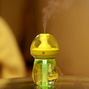 240ML Milk Feeding Bottle Shape Aromatherapy Air Purifier Humidifier with LED Light for Home / Office / Car(Green)