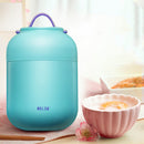 700mL Cute Practical Student Children Cooking Pot Multi-function Stainless Steel Barrel(Blue)