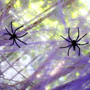 5 PCS Halloween Props Cotton Yarn Spider Webs, Random Color Delivery