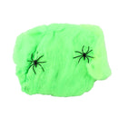 5 PCS Halloween Props Cotton Yarn Spider Webs, Random Color Delivery