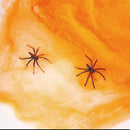 5 PCS Halloween Props Cotton Yarn Spider Webs, Random Color Delivery