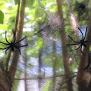 5 PCS Halloween Props Cotton Yarn Spider Webs, Random Color Delivery