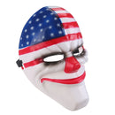 Halloween Mask PVC Halloween Festival Party US Flag Pattern Mask