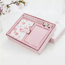 Creative Notebook See Also The Sakura PU Hand Book Suit Gift Notebook School Office Supplies, Random Color Delivery