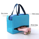 Outdoor Multifunction Waterproof Large Beach Bag Travel Bag Toiletry Bag(Dark Blue)