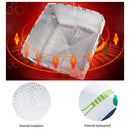 Foldable Thickened Aluminum Foil Food Heat Preservation Cover, Size: S (22 x 22 x 11.5cm)(Green)