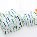 Foldable Thickened Aluminum Foil Food Heat Preservation Cover, Size: S (22 x 22 x 11.5cm)(Green)