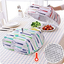 Foldable Thickened Aluminum Foil Food Heat Preservation Cover, Size: S (22 x 22 x 11.5cm)(Green)