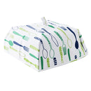 Foldable Thickened Aluminum Foil Food Heat Preservation Cover, Size: L (37 x 37 x 15cm)(Green)