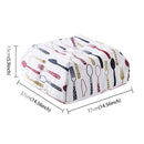 Foldable Thickened Aluminum Foil Food Heat Preservation Cover, Size: L (37 x 37 x 15cm)(Red)