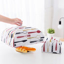 Foldable Thickened Aluminum Foil Food Heat Preservation Cover, Size: L (37 x 37 x 15cm)(Red)