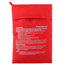 Washable Reusable Microwave Potato Cooker Bag (Cooks Up to 4 Potatoes At The Same Time), Size: 26.7*17.6cm(Red)