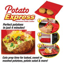 Washable Reusable Microwave Potato Cooker Bag (Cooks Up to 4 Potatoes At The Same Time), Size: 26.7*17.6cm(Red)