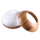 10W 150mL Wood Grain Aromatherapy Air Purifier Humidifier with LED Light for Office / Home Room(Brown)