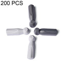 200 PCS HTG-005 Small Hammer Anti-theft Magnetic Buckle EAS Anti-theft Sound and Magnetic Button Label for Supermarket Commodities, Random Color Delivery