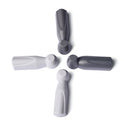 200 PCS HTG-005 Small Hammer Anti-theft Magnetic Buckle EAS Anti-theft Sound and Magnetic Button Label for Supermarket Commodities, Random Color Delivery