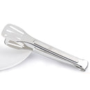 Stainless Steel Barbecue Steak Clip Tongs BBQ Roasting Shovels Leak Steak Shovel Spatula Food Clamp Bread Clips, Length: 24cm