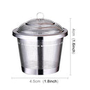 Stainless Steel Locking Spice Tea Strainer Mesh Infuser Tea Ball Filter, Small Size: 4.5 x 4cm