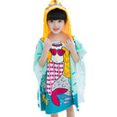 Children Beach Towel Hooded Cloak Kids Boy Girl Baby Bath Towel Absorbent Bathrobe Swim Clothes, Size: 60 x 120cm, Suitable for Height 1.2m or Less