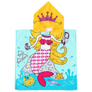 Children Beach Towel Hooded Cloak Kids Boy Girl Baby Bath Towel Absorbent Bathrobe Swim Clothes, Size: 60 x 120cm, Suitable for Height 1.2m or Less