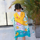 Children Beach Towel Hooded Cloak Kids Boy Girl Baby Bath Towel Absorbent Bathrobe Swim Clothes, Size: 60 x 120cm, Suitable for Height 1.2m or Less