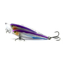 HENGJIA Artificial Fishing Lures Sets Popper Bionic Fishing Bait with Hooks, Length: 8 cm, Random Style and Color Delivery