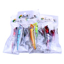 HENGJIA Plastic Artificial Fishing Lures Big Mouth Popper Bionic Fishing Bait with Hooks, Length: 9 cm, Random Color Delivery