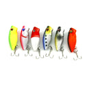 HENGJIA Plastic Artificial Fishing Lures Popper Bionic Fishing Bait with Hooks, Length: 3.5 cm, Random Color Delivery