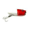 HENGJIA Plastic Artificial Fishing Lures Popper Bionic Fishing Bait with Hooks, Length: 3.5 cm, Random Color Delivery