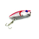 HENGJIA Plastic Artificial Fishing Lures Popper Bionic Fishing Bait with Hooks, Length: 3.5 cm, Random Color Delivery