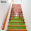 6 PCS DIY Creative Cherry Tree Beautiful Scenery Street Stairs Sticker Home Decoration, Size: 18*100cm
