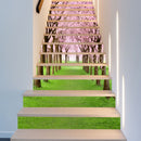 6 PCS DIY Creative Cherry Tree Beautiful Scenery Street Stairs Sticker Home Decoration, Size: 18*100cm